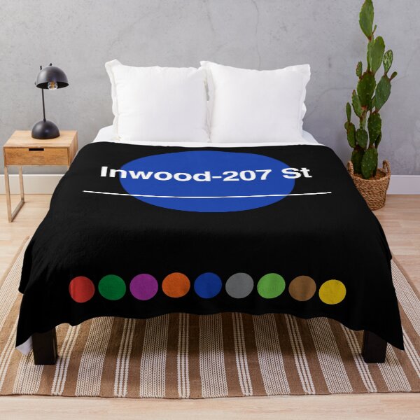 Item preview, Inwood 207th Street Upper Northern Manhattan New York Subway designed and sold by ClickForMore.
