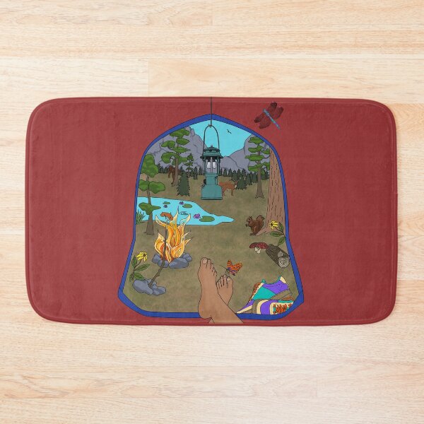 Item preview, Camping with Bigfoot designed and sold by Candie Witherspoon.