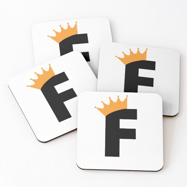Item preview, Crowned Monogram Letter F designed and sold by Coffee Lifestyle.