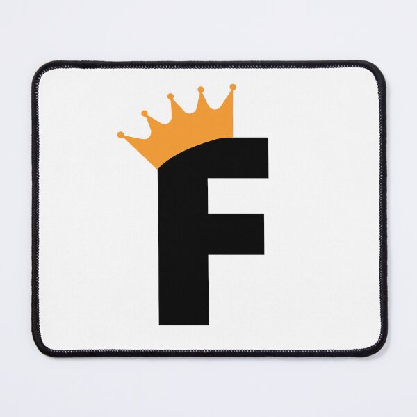 Item preview, Crowned Monogram Letter F designed and sold by Coffee Lifestyle.