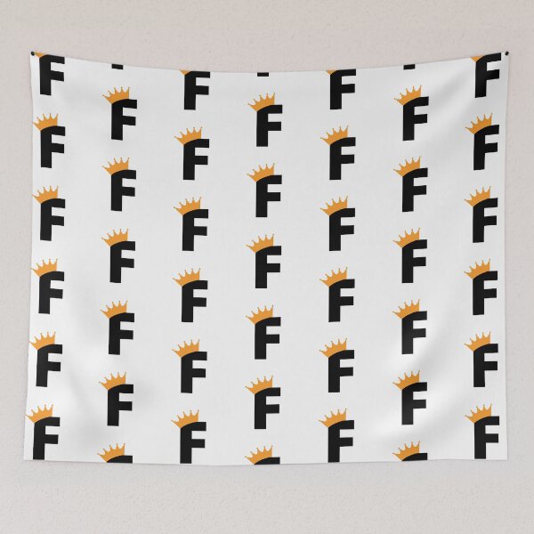 Item preview, Crowned Monogram Letter F designed and sold by Coffee Lifestyle.