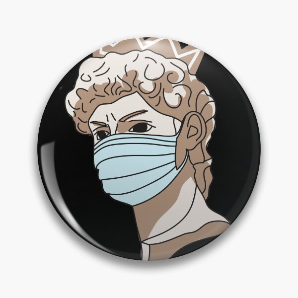 Item preview, Surgery Masked Hellenistic Statue: A Fusion of Ancient and Modern Art designed and sold by illustratoral.
