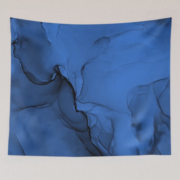 Item preview, Vibrant & Modern Blue Palette 12 Trending Alcohol Ink Art by Janzay designed and sold by Janzay.