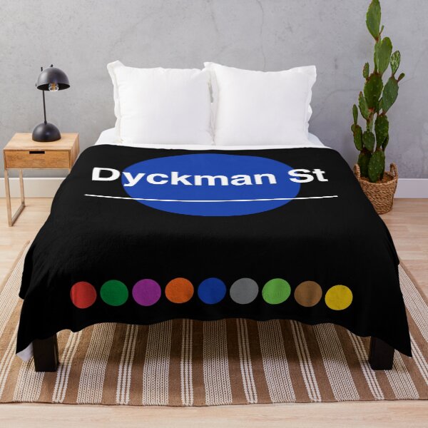 Item preview, Dyckman Street Inwood Upper Northern Manhattan New York Subway designed and sold by ClickForMore.