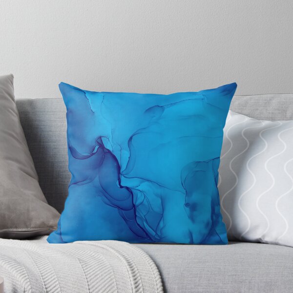 Item preview, Vibrant & Modern Blue Palette 13 Trending Alcohol Ink Art by Janzay designed and sold by Janzay.