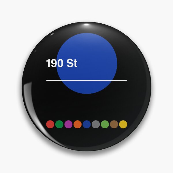 Item preview, 190th Street Washington Heights Inwood Manhattan New York Subway designed and sold by ClickForMore.