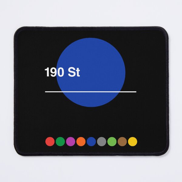 Item preview, 190th Street Washington Heights Inwood Manhattan New York Subway designed and sold by ClickForMore.
