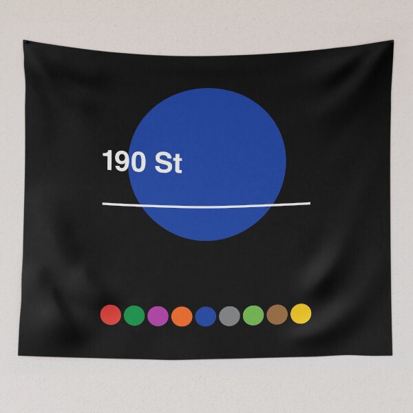 Item preview, 190th Street Washington Heights Inwood Manhattan New York Subway designed and sold by ClickForMore.