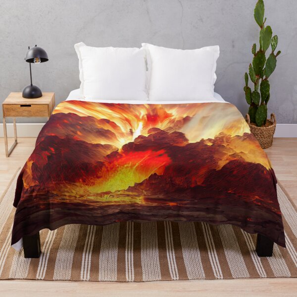 Item preview, Copy of Fascinating Flaming Fumes -  4K Wallpaper Landscape of Volcano Lava Fire and Flames, Pyro designed and sold by Fregoulix.