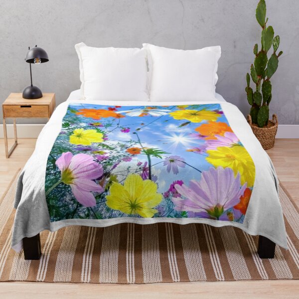 Item preview, Cosmos flowers & the Sun designed and sold by ritusdesigns.