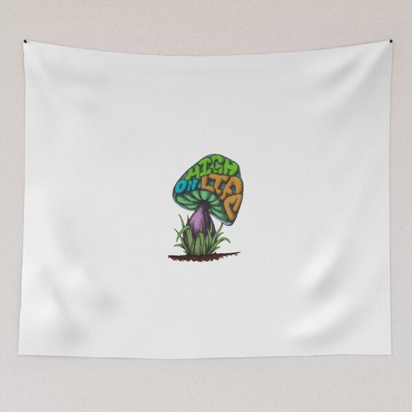 Item preview, High on Life - The Story of a Mushroom designed and sold by GrumpyAlison.