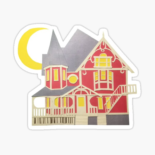 Item preview, Coraline Pink Palace Paper art designed and sold by livjj.