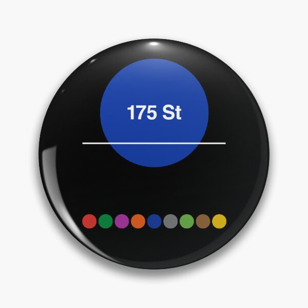 Item preview, 175th Street Washington Heights Manhattan New York Subway designed and sold by ClickForMore.