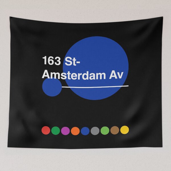 Item preview, 163rd Street Amsterdam Avenue Washington Heights New York Subway designed and sold by ClickForMore.