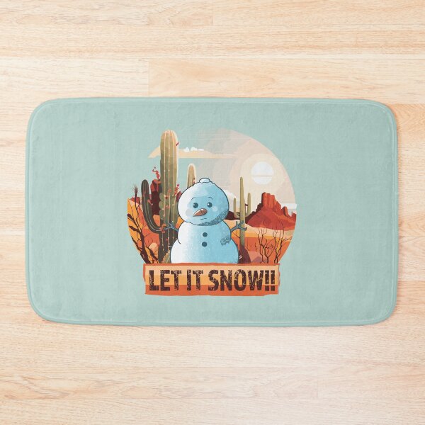 Item preview, Let it snow - snowman in the desert designed and sold by sabantha.