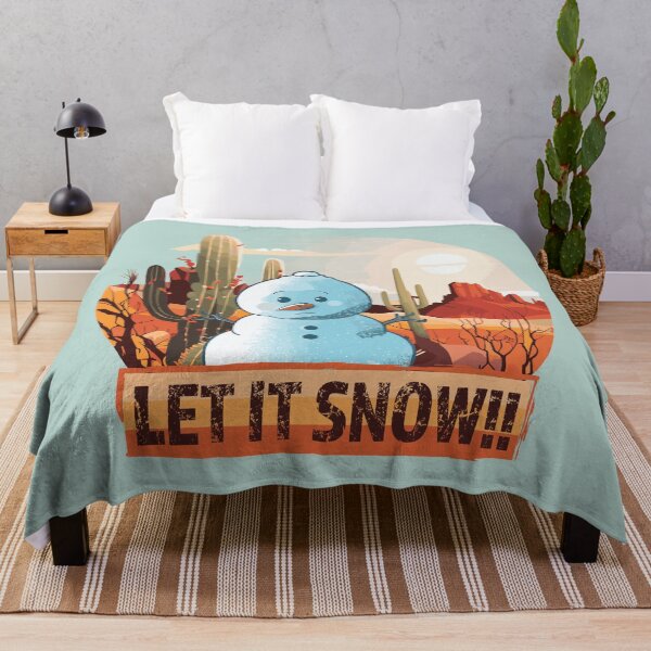 Item preview, Let it snow - snowman in the desert designed and sold by sabantha.