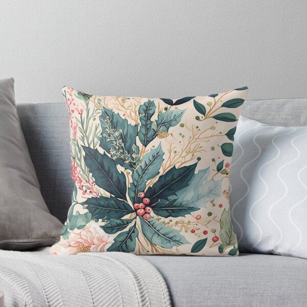 Aperçu de l'œuvre Gui de Noël aquarelle Design 01 créée et vendue par printiesart.