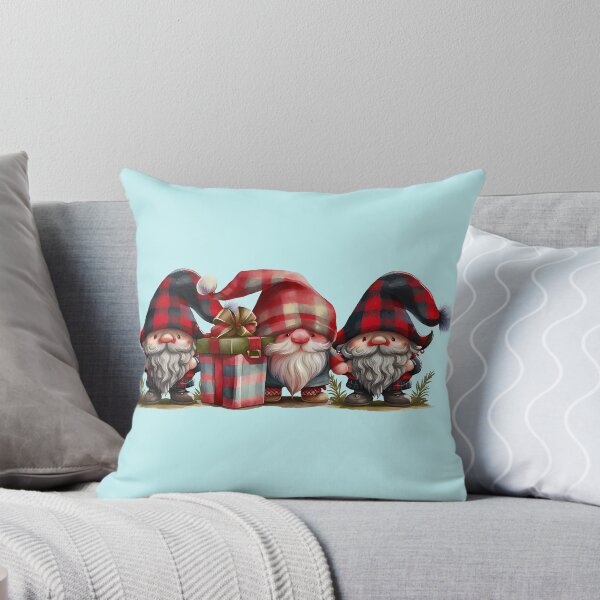 Item preview, BLANCHES Merry Christmas Gnome Shirts Women Xmas Buffalo Plaid Splicing Tshirt Holiday Raglan Baseball Long Sleeve Tops designed and sold by kdpfashions.