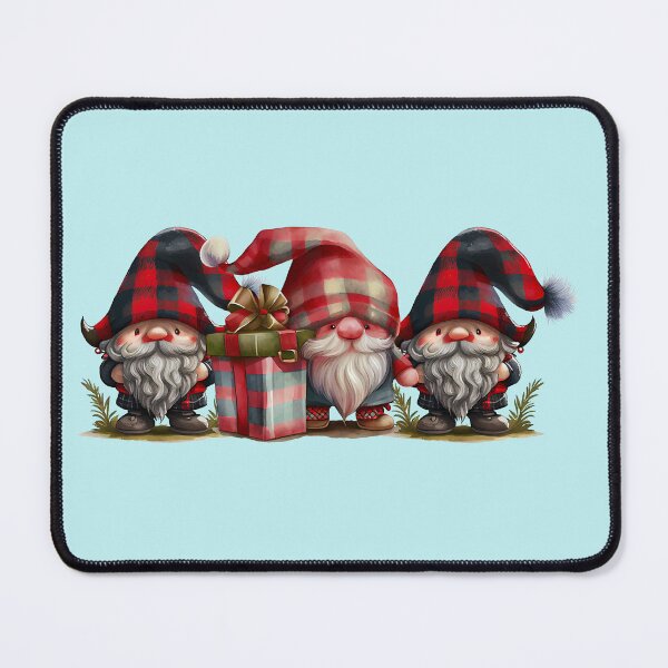Item preview, BLANCHES Merry Christmas Gnome Shirts Women Xmas Buffalo Plaid Splicing Tshirt Holiday Raglan Baseball Long Sleeve Tops designed and sold by kdpfashions.