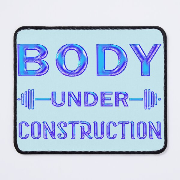 Item preview, Body Under Construction [Weight Lifting lovers design, Gym Design] designed and sold by CristalleLisa.