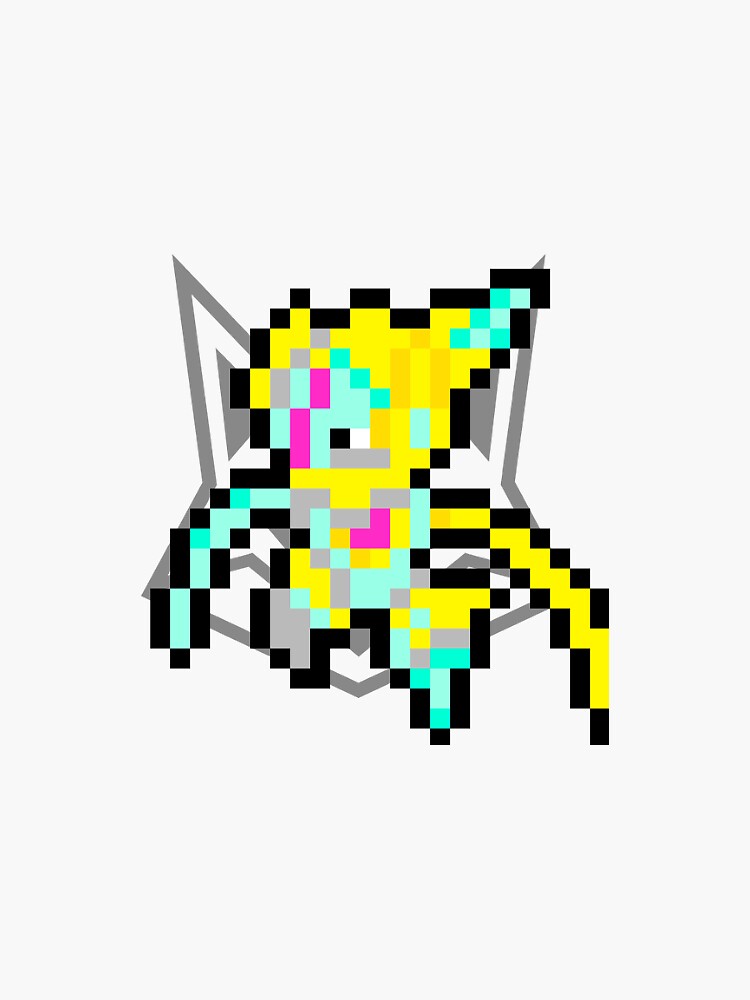 Deoxys Shiny Sprite Edition Sticker by zetaland