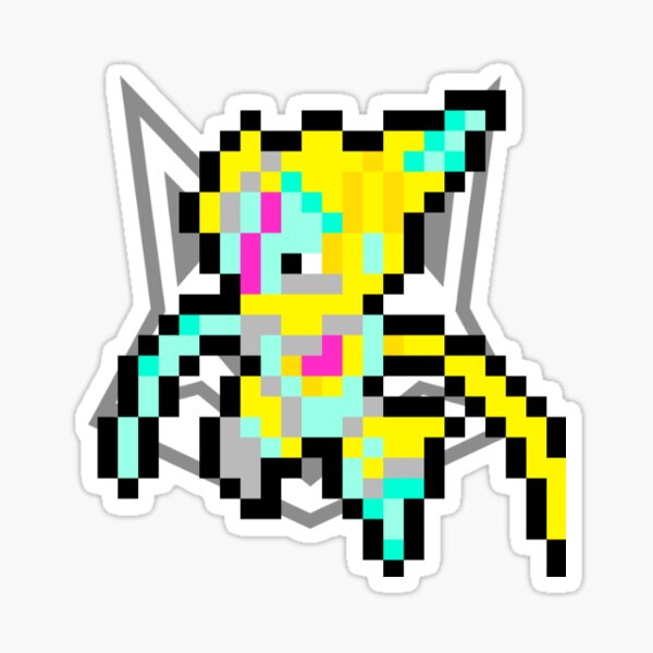 Deoxys Shiny Sprite Edition Sticker by zetaland