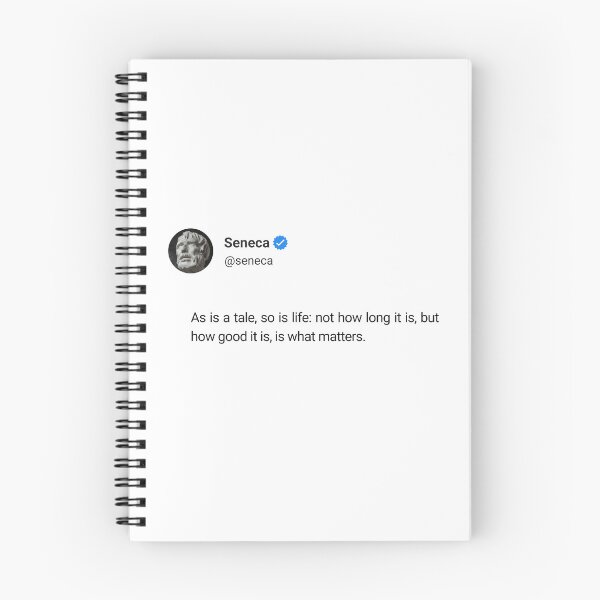 Item preview, As is a tale, so is life: not how long it is, but how good it is, is what matters. designed and sold by Arthrill.
