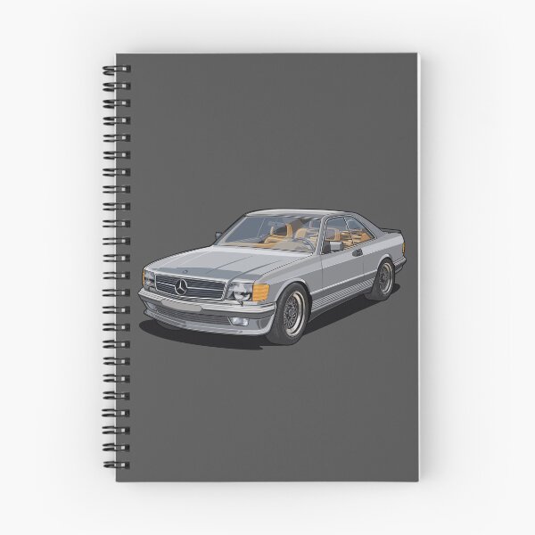 Item preview, German grey German ICON C126 Mercedes 500 SEC Best illustration artwork 1985 designed and sold by SketchNinja.