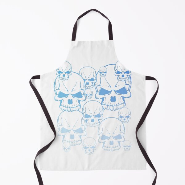 Item preview, White & Blue Skulls Bundle - Skeleton, spooky, horror, scary, dead Design designed and sold by MWProject.