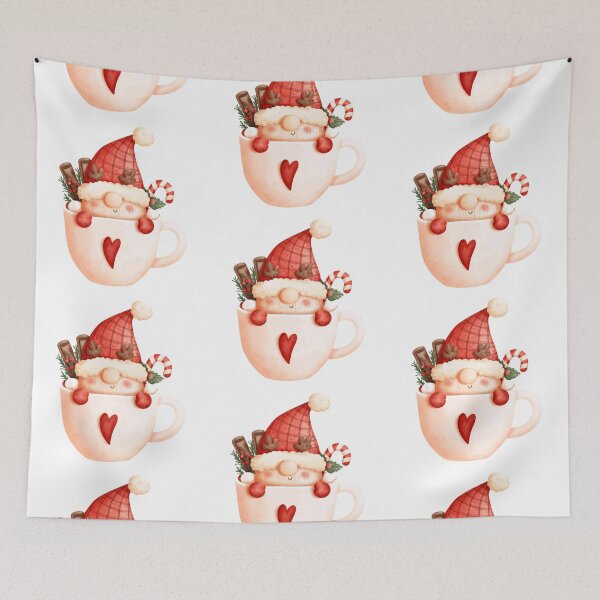 Item preview, Christmas Gnome Santa Claus Retro Design designed and sold by ivaostrogonac.