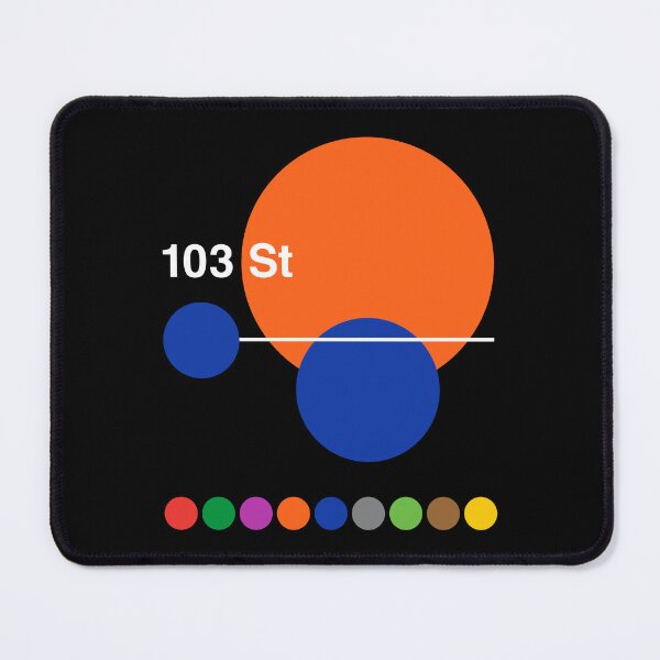 Item preview, 103rd Street Central Park West Upper West Side New York Subway designed and sold by ClickForMore.