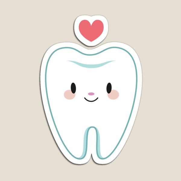 Cute little molar teeth Magnet