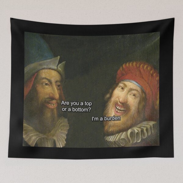 Item preview, Are You Top or Bottom? (Silly Dad Jokes Style Meme) - Thanksgiving, Christmas And Birthday Party Gift Ideas for Classic Memes Lovers and Fans designed and sold by Memeing Everything.
