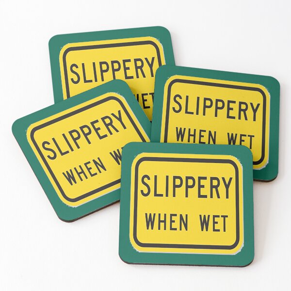Item preview, Slippery when wet   designed and sold by Pinkydesigned.
