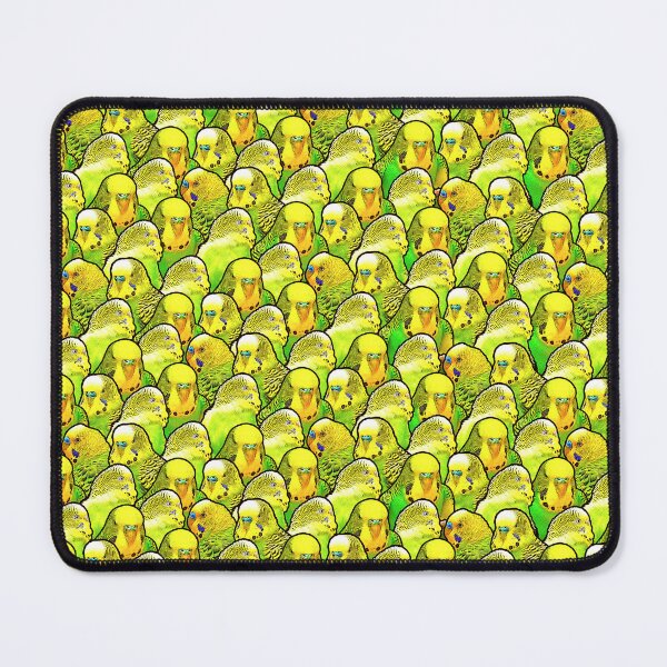 Item preview, Budgie Faces Funny Pattern designed and sold by Alienphysique.