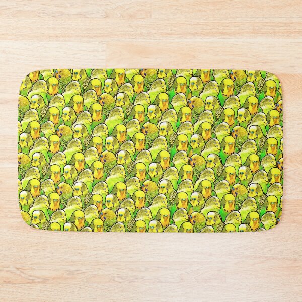 Item preview, Budgie Faces Funny Pattern designed and sold by Alienphysique.