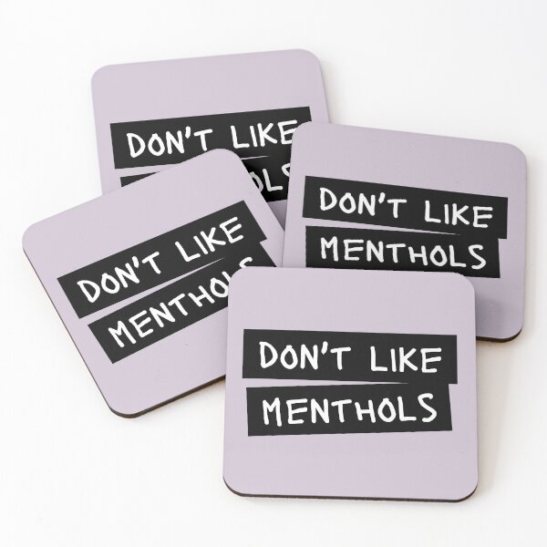 Item preview, don't like menthols quote designed and sold by bossbehaviour.