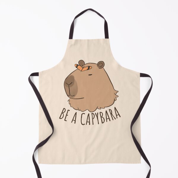 Item preview, Cute Capybara with a butterfly- be a capybara designed and sold by Yarafantasyart.