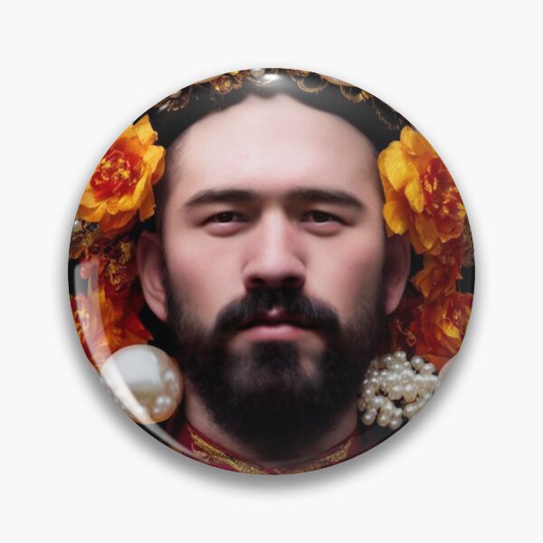 Item preview, Exotic Oriental Man with beard in Pearl Headdress designed and sold by KALEIDOSCOPE UK.
