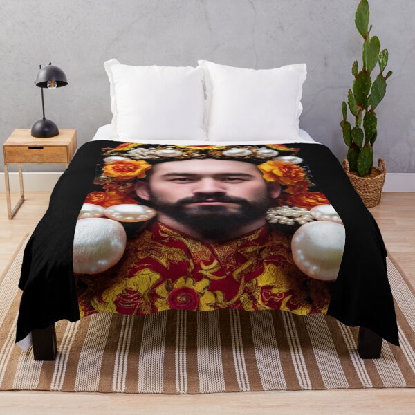 Item preview, Exotic Oriental Man with beard in Pearl Headdress designed and sold by KALEIDOSCOPE UK.