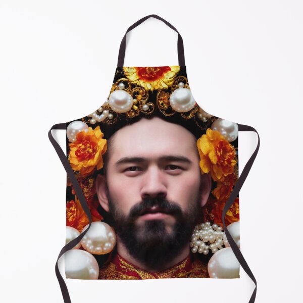 Item preview, Exotic Oriental Man with beard in Pearl Headdress designed and sold by KALEIDOSCOPE UK.