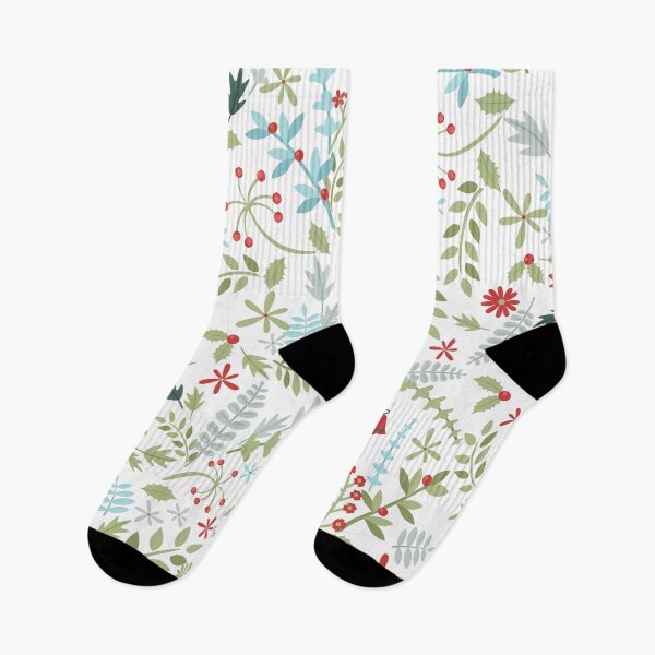 Item preview, Beautiful Floral Vintage Grandparents Christmas pattern designed and sold by PatternBestFan.