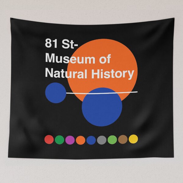 Item preview, 81st Street Natural History Museum Upper West Side New York Subway designed and sold by ClickForMore.