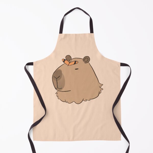 Item preview, Cute cartoon Capybara with a butterfly designed and sold by Yarafantasyart.