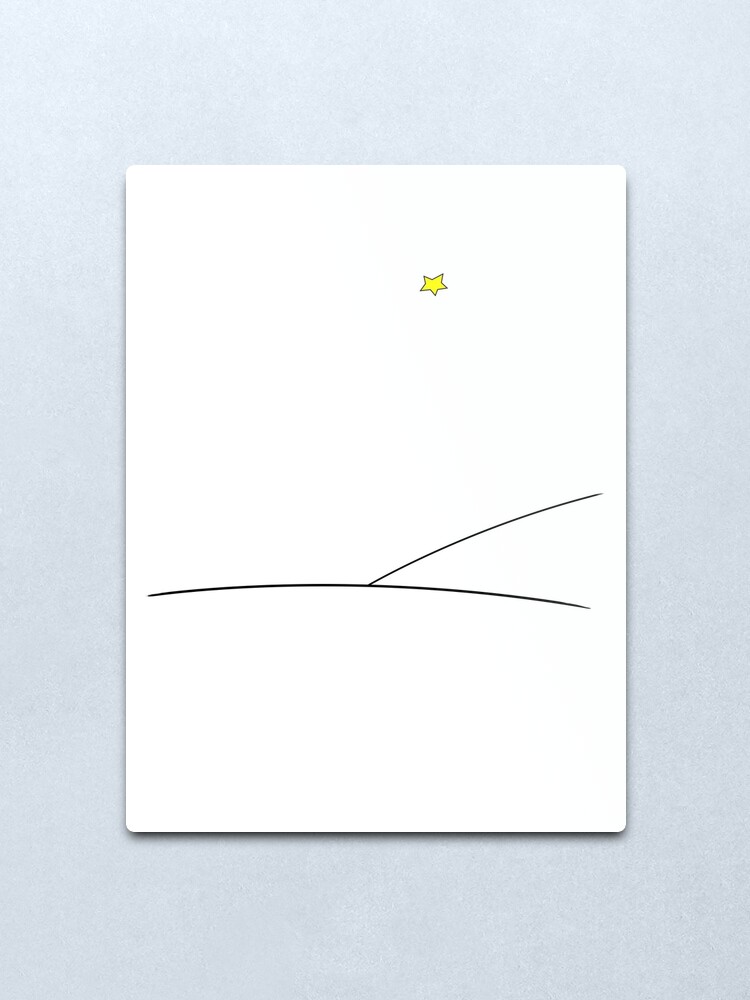 the loveliest and saddest landscape in the world Le Petit P Details about   The Little Prince 