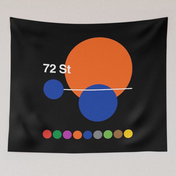Item preview, 72nd Street Central Park West Upper West Side New York Subway designed and sold by ClickForMore.