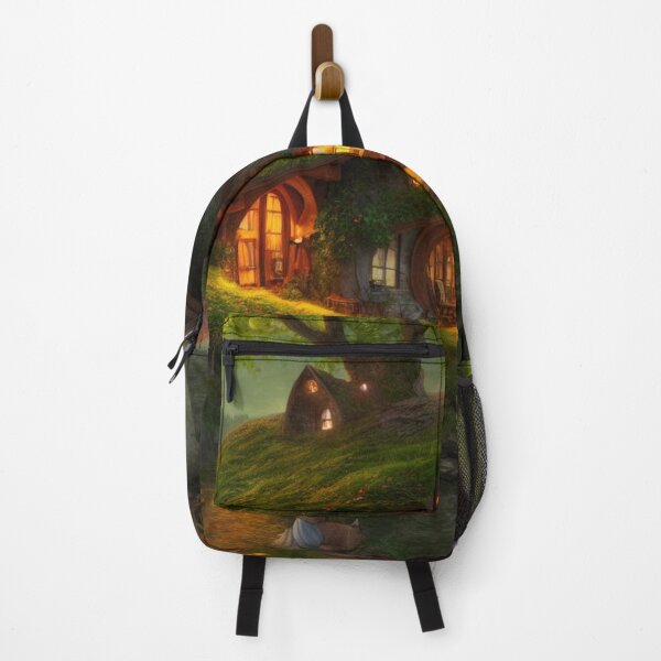 Item preview, Fantasy Fairytale Troll Goblin Cottage in the Woods at night designed and sold by KALEIDOSCOPE UK.