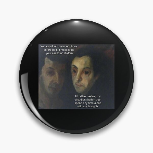 Item preview, You Shouldn't use phone before bed, it messes up your circadian rhythm - Thanksgiving, Christmas And Birthday Party Gift Ideas for Classic Memes Lovers and Fans designed and sold by Memeing Everything.