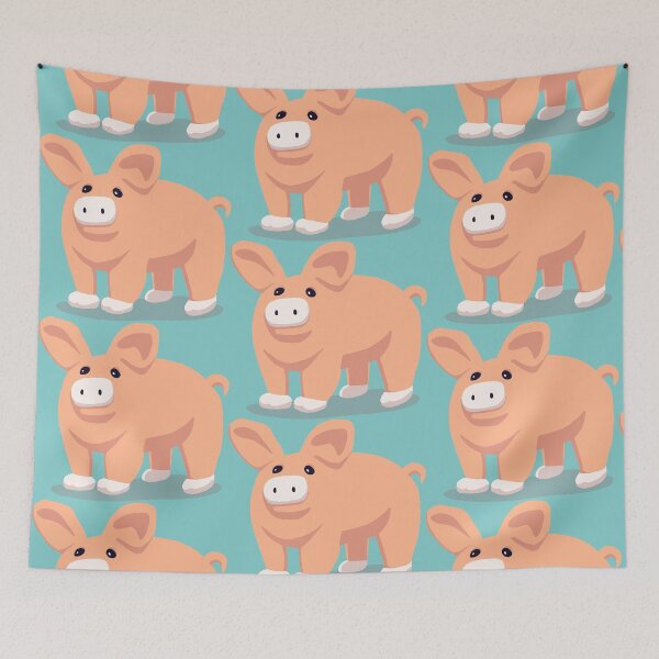 Item preview, Slumberland cute pig plush designed and sold by chillstudio.