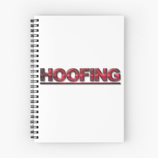 Item preview, Hoofing Red Typography Design designed and sold by ZiAttaArt.